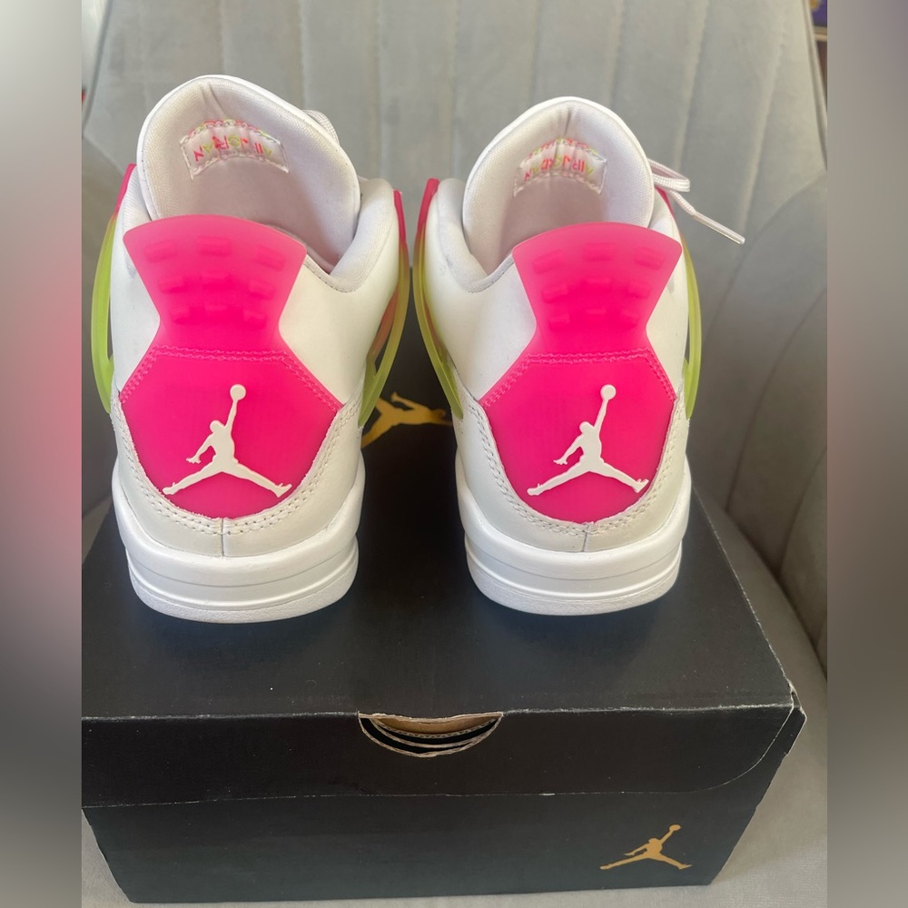 JORDAN 4 RETRO WHITE LEMON PINK - Picture 4 of 12